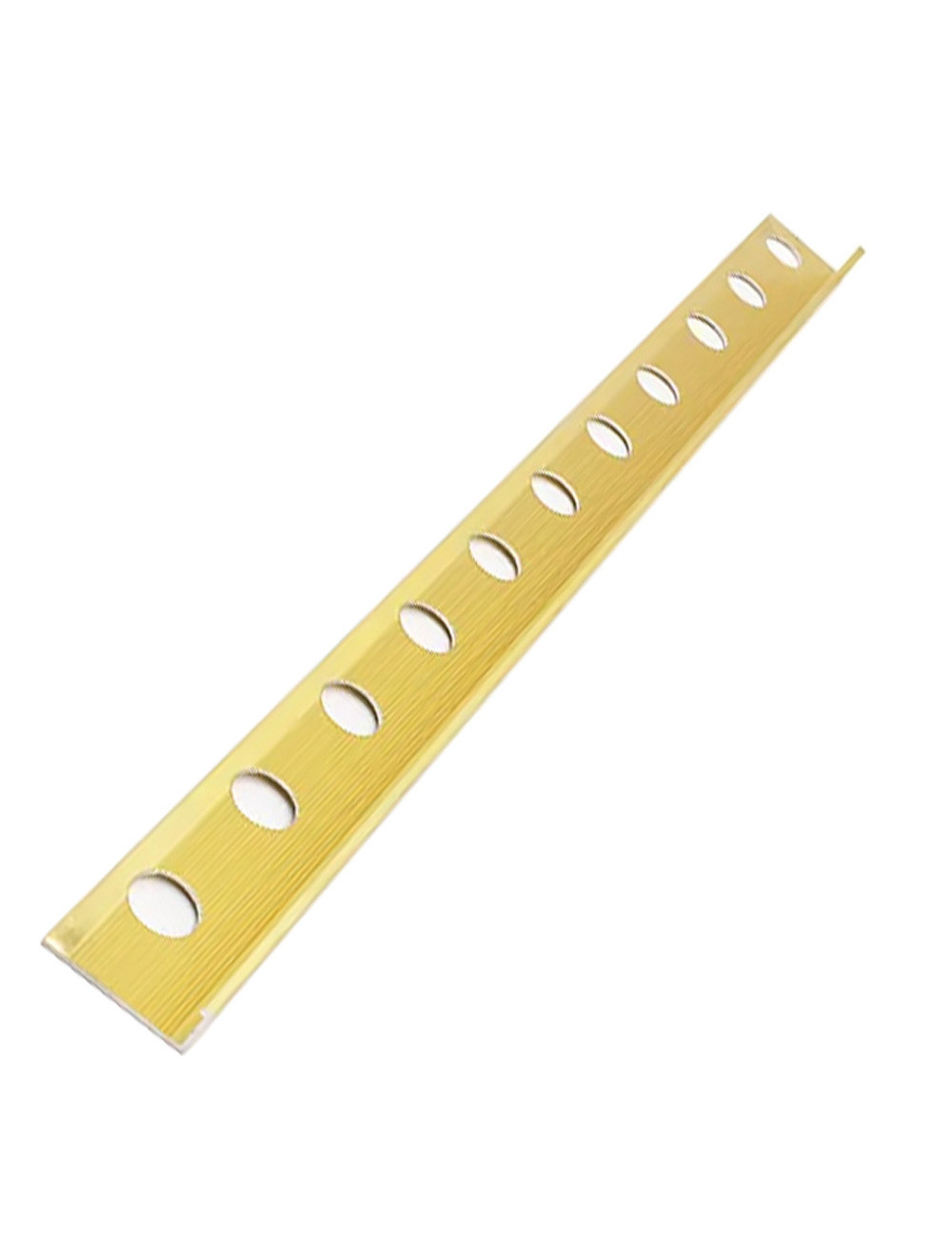 HL-8 ALUMINIUM FLOOR TRIM GOLD 8 MM x 3 MTR