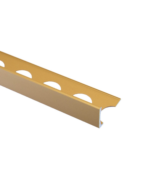 HL-10 ALUMINIUM FLOOR TRIM GOLD 10 MM x 3 MTR