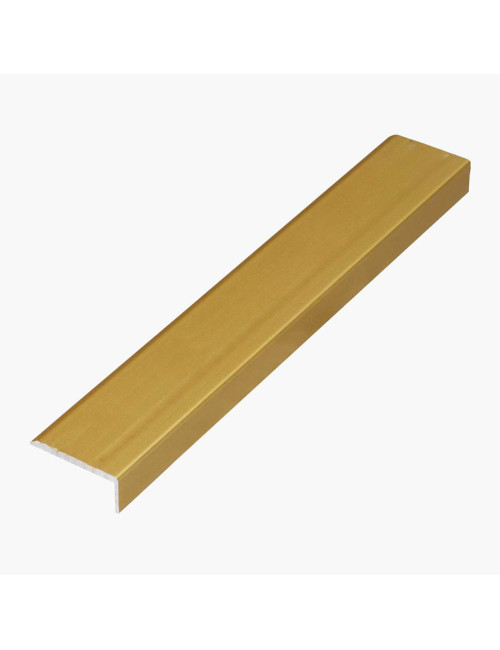 02-BJ-2318B ALUMINIUM FLOOR TRIM GOLD 3 MTR