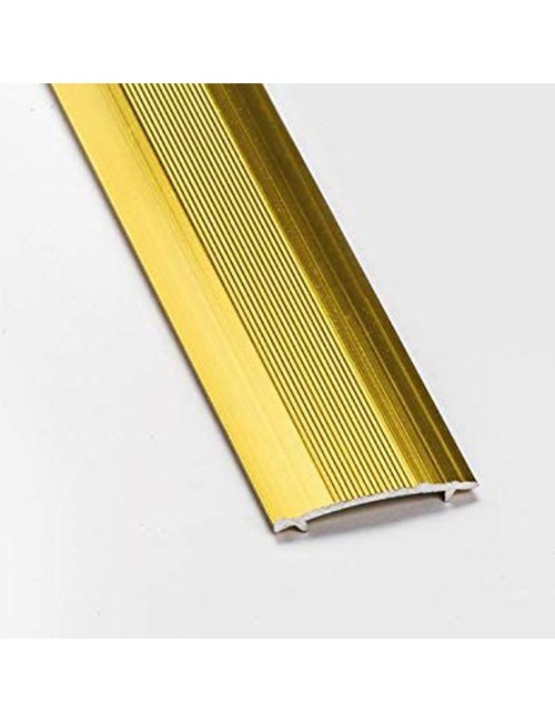 65237 ALUMINIUM FLOOR TRIM GOLD 3 MTR
