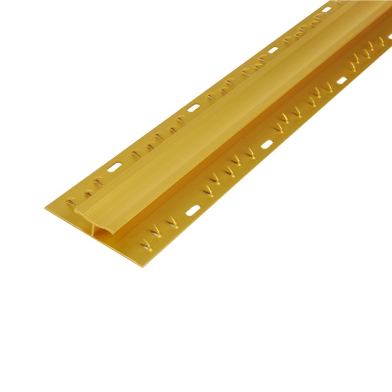 65233 ALUMINIUM FLOOR TRIM GOLD 3 MTR