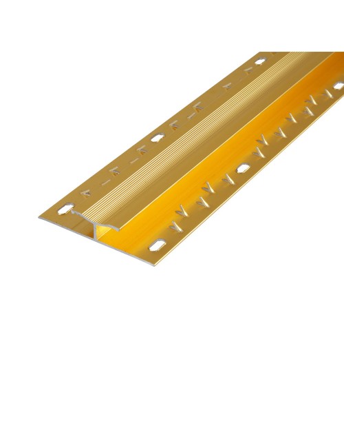 65233 ALUMINIUM FLOOR TRIM GOLD 3 MTR