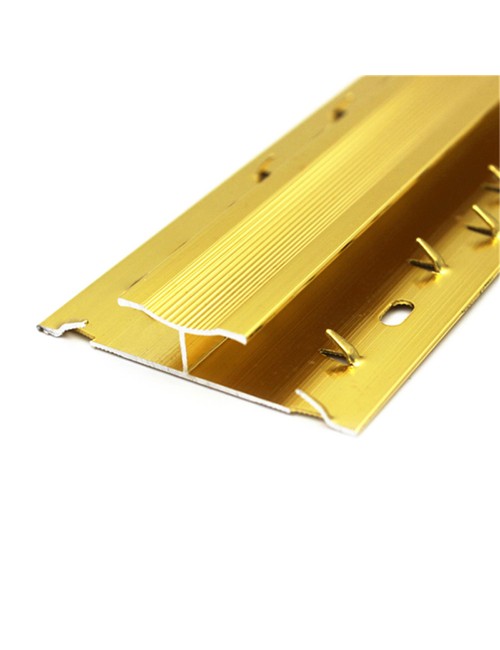 65233 ALUMINIUM FLOOR TRIM GOLD 3 MTR