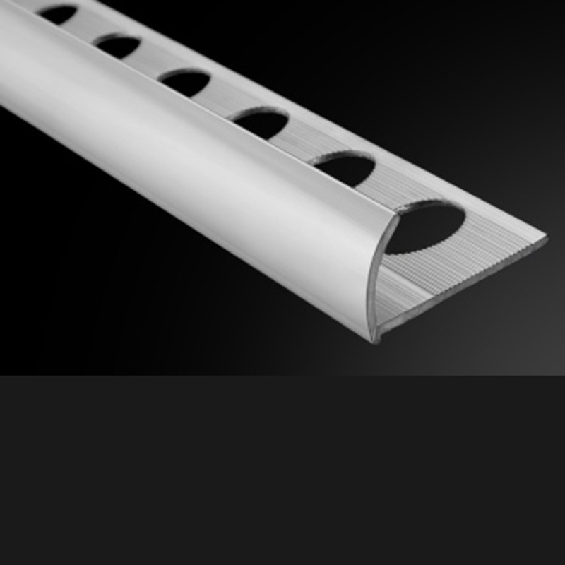 ZJ-HYU-120-50 ALUMINIUM TILE TRIM SILVER 12 MM