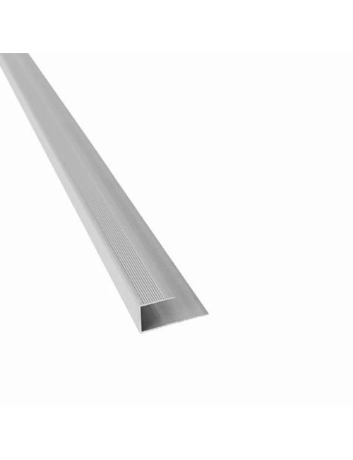 02-BJ-220A-16 ALUM. FLOOR TRIM U TYPE SILVER 3 MTR