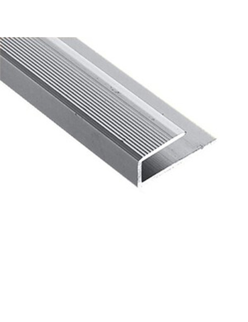 02-BJ-220A-16 U نهاية باركية المنيوم فضي حرف CHN