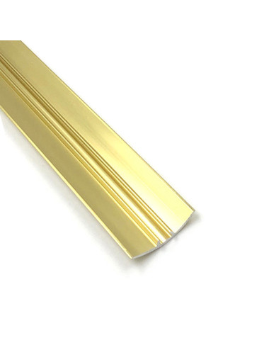 02-BJ-522 ALUMINIUM FLOOR TRIM GOLD 3 MTR