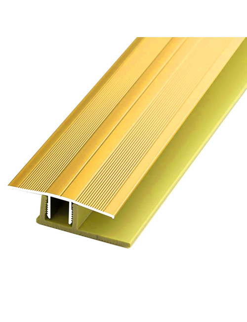 02-BJ-522 ALUMINIUM FLOOR TRIM GOLD 3 MTR