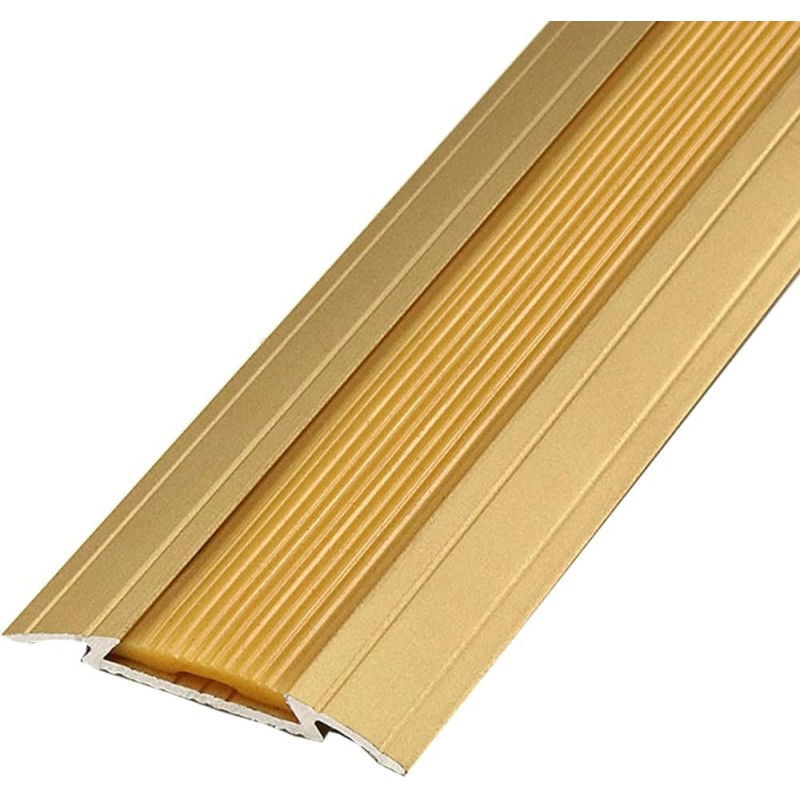 01-BJ-GA05 ALUMINIUM FLOOR TRIM GOLD 3 MTR