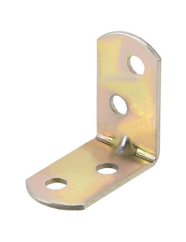 JM002 CORNER BRACKET YELLOW ROUND CORNER H.D 30x30x19*2.0MM