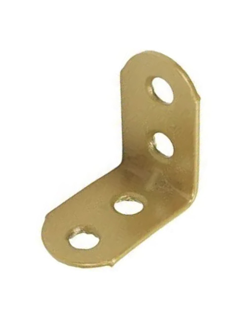 JM002 CORNER BRACKET YELLOW ROUND CORNER 25 x 25 x 15 x 1.5 MM