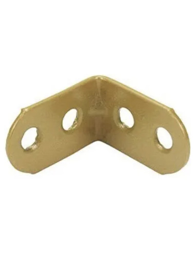 JM002 CORNER BRACKET YELLOW ROUND CORNER 25 x 25 x 15 x 1.5 MM
