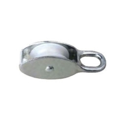 ELEC GALV. Zinc Alloy Die Casting Single Pulley Fixed Type ''1-1/4 - CHN