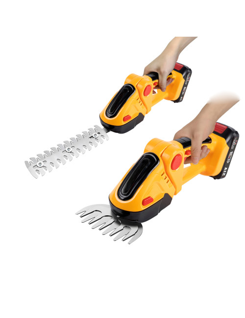 FD-001 CORDLESS MINI HEDGE TRIMMER WITH 2 BATTERIES 21V 1500MAH