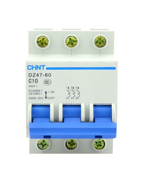 MCB-TP 3KA CHINT MCB 10 AMP (MINIATURE CIRCUIT BREAKER)