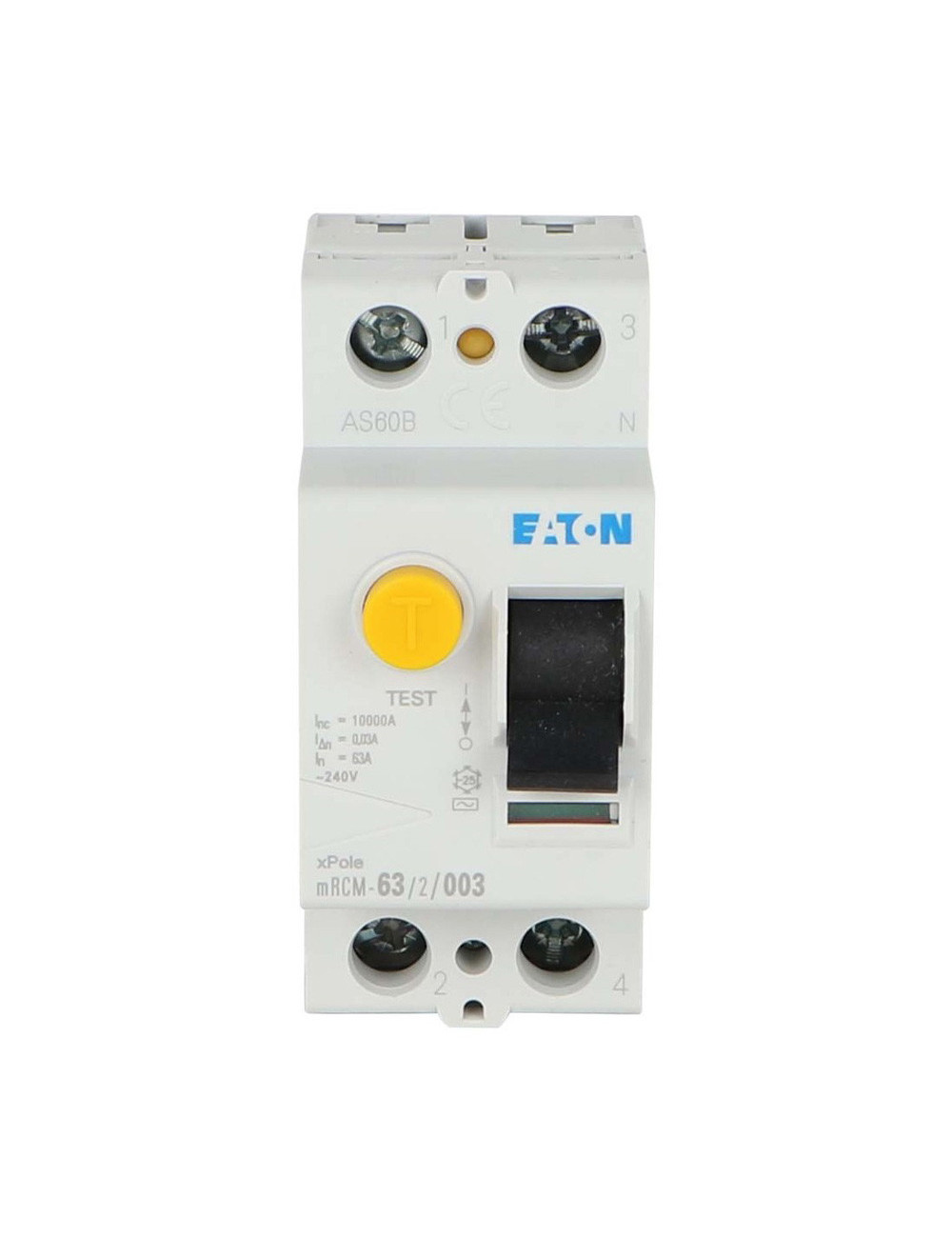 EARTH LEAKAGE CIRCUIT BREAKER RCCB 63A/2P/03 (300MA)