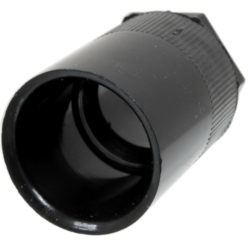 KHARAFI ELECTRIC FITTING ADAPTOR BLACK 1-1/2"