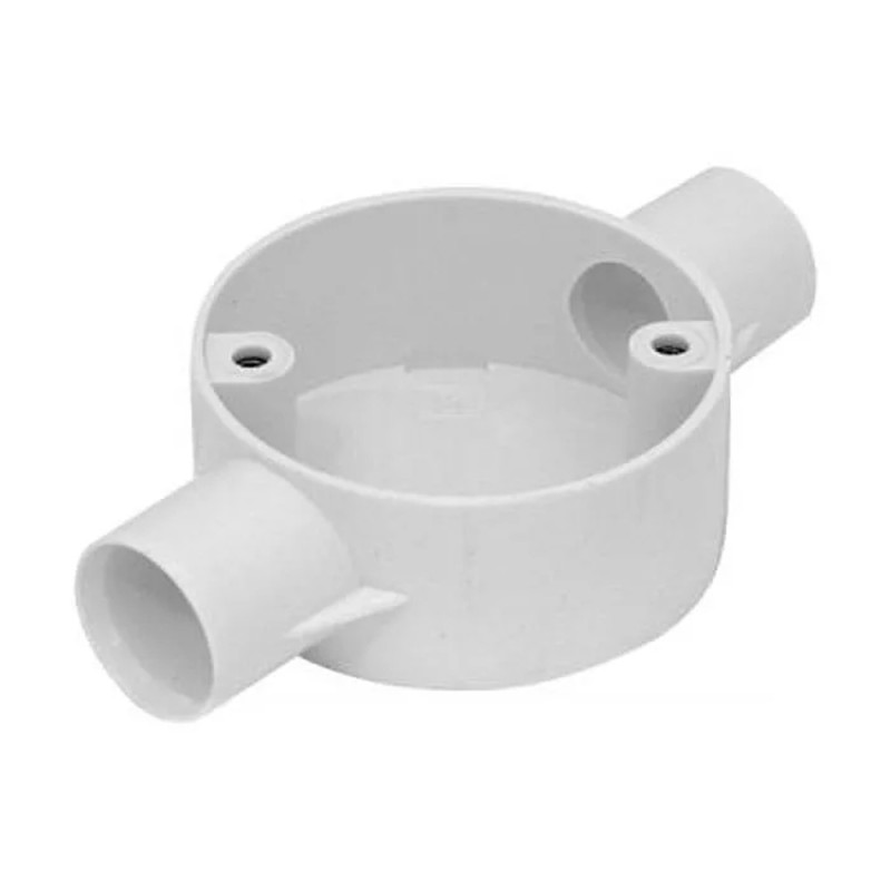 بوكس مدور كهرباء ابيض 3/4"×2 واي خرافي كويتي