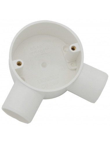 خرافي كويتي Y بوكس مدور ابيض 3/4" *2 واي حرف