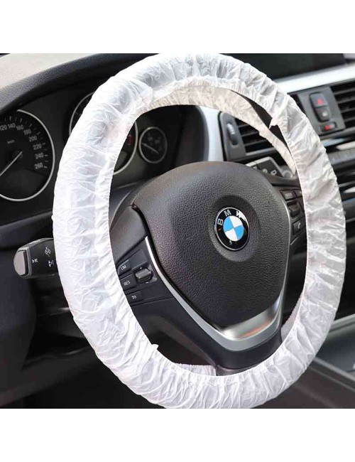 PROTECTIVE DISPOSABLE COVERS ( STEERING + LEVER + HANDBREAK + PADS + SEAT )