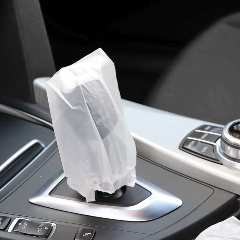 PROTECTIVE DISPOSABLE COVERS ( STEERING + LEVER + HANDBREAK + PADS + SEAT )
