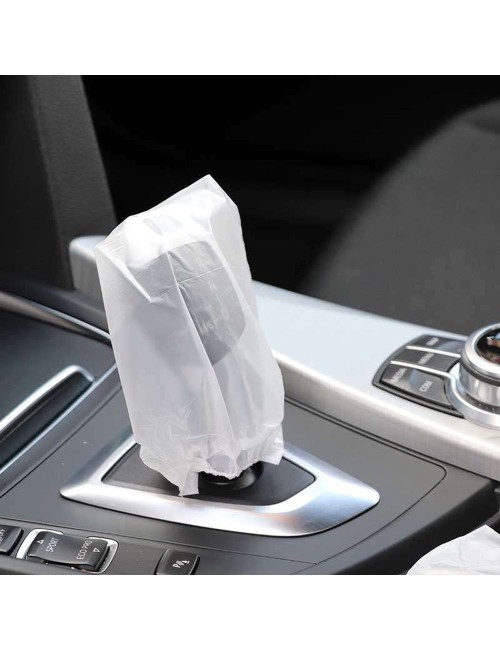 PROTECTIVE DISPOSABLE COVERS ( STEERING + LEVER + HANDBREAK + PADS + SEAT )