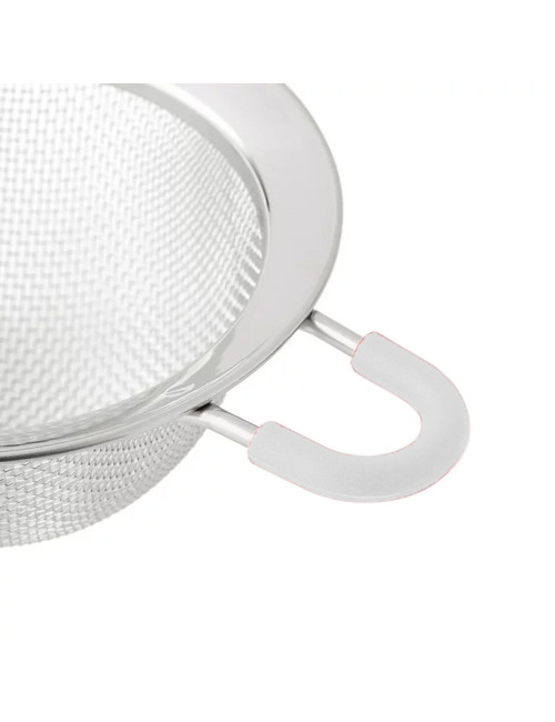 Rice Strainer With Long Silicon Coated Handle 25.5Cm