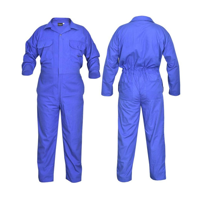 100% COTTON BOILER SUIT BLUE M