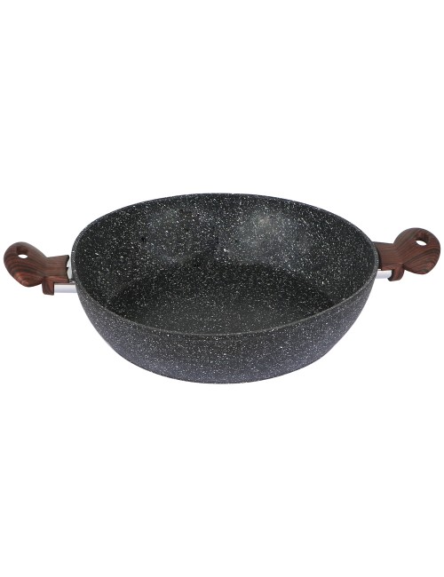 Granite Coating Wok Pan With 2 Handles 32