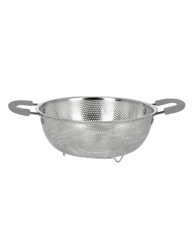 Rice Strainer With Silicon Coated Handles 19.5Cm
