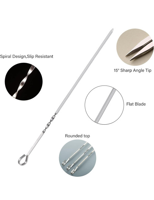 Tikka Skewer 12 Pcs Set