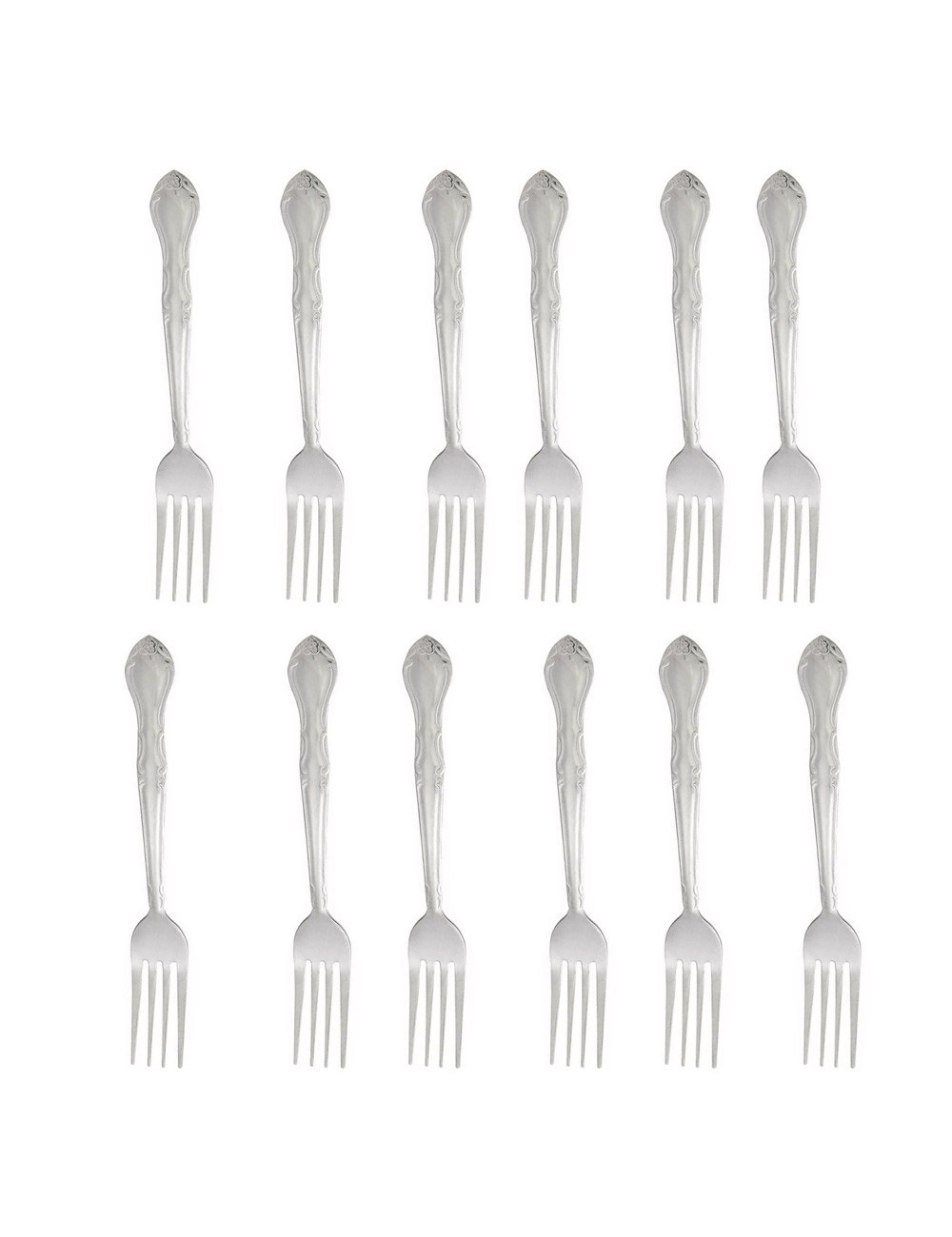 شوكة اكل ستيل 12 حبة