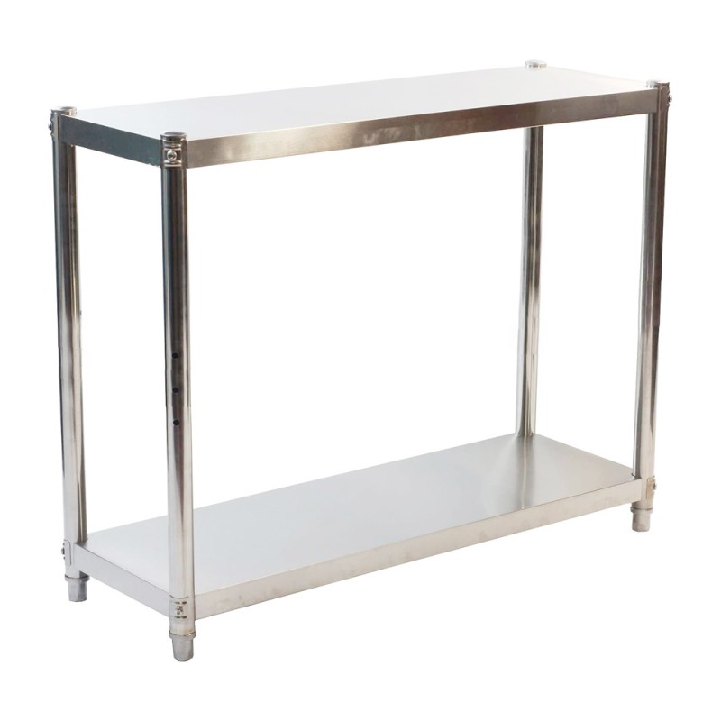 LZH-016 120*35*80CM رف مطبخ استيل 2طابق