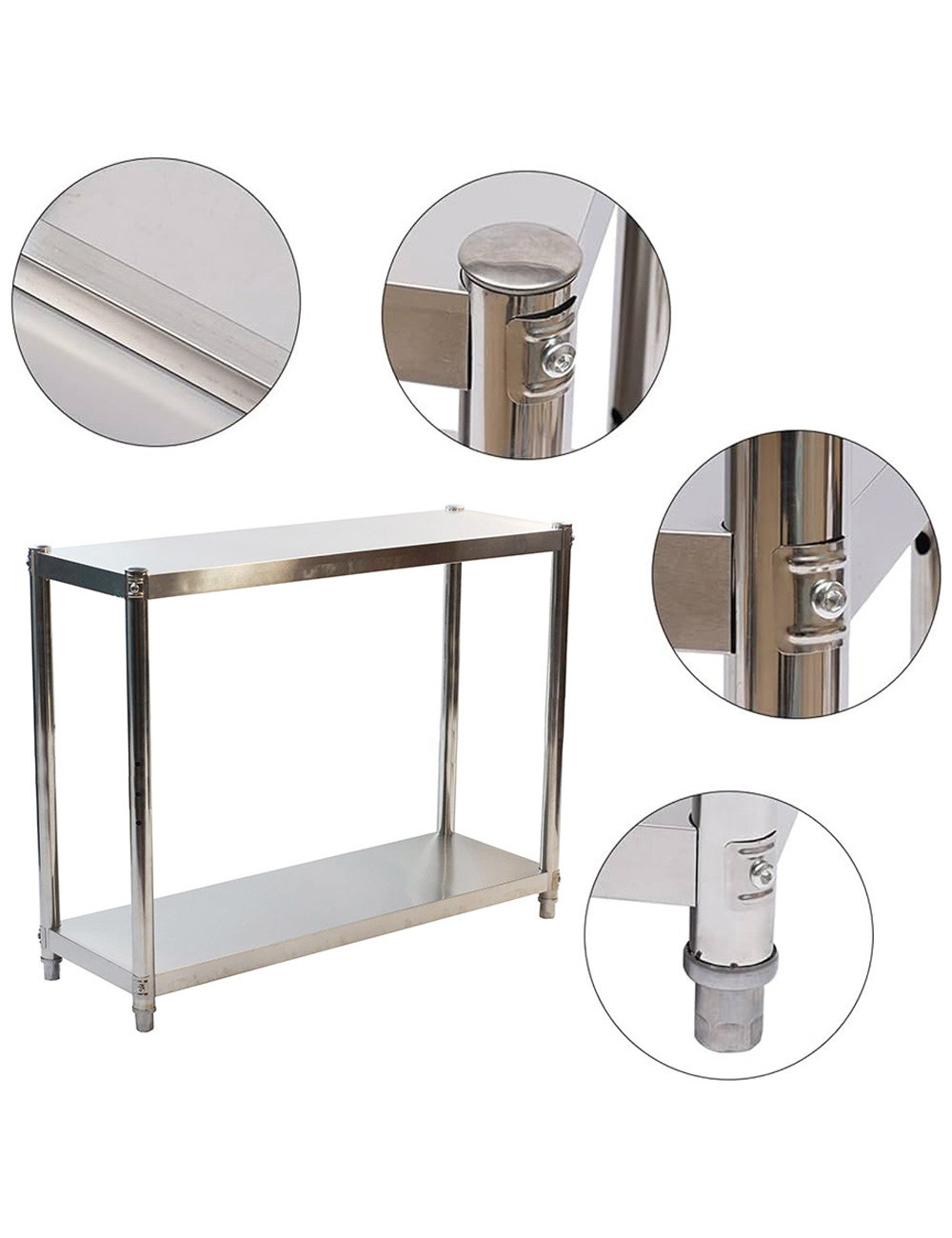 LZH-016 2-LAYER STORAGE RACK 120*35*80CM