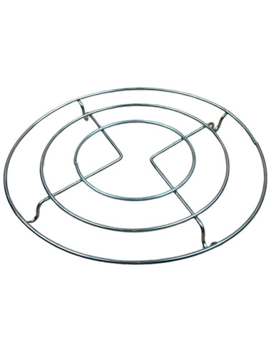 عازل حرارة مدور ستيل 18سم