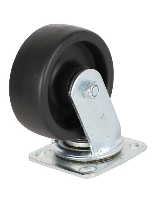 106125 CASTER WHEEL PLASTIC BLACK SWIVEL 5
