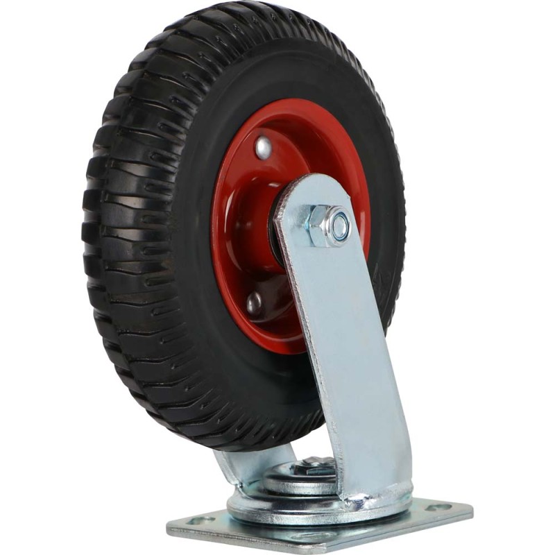 332200 CASTER WHEEL BLACK SWIVEL 8"