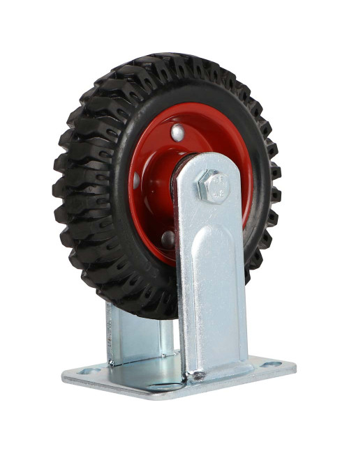 333160 CASTER WHEEL BLACK FIXED 6.5"
