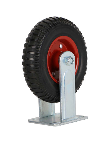 333200 CASTER WHEEL BLACK FIXED 8"