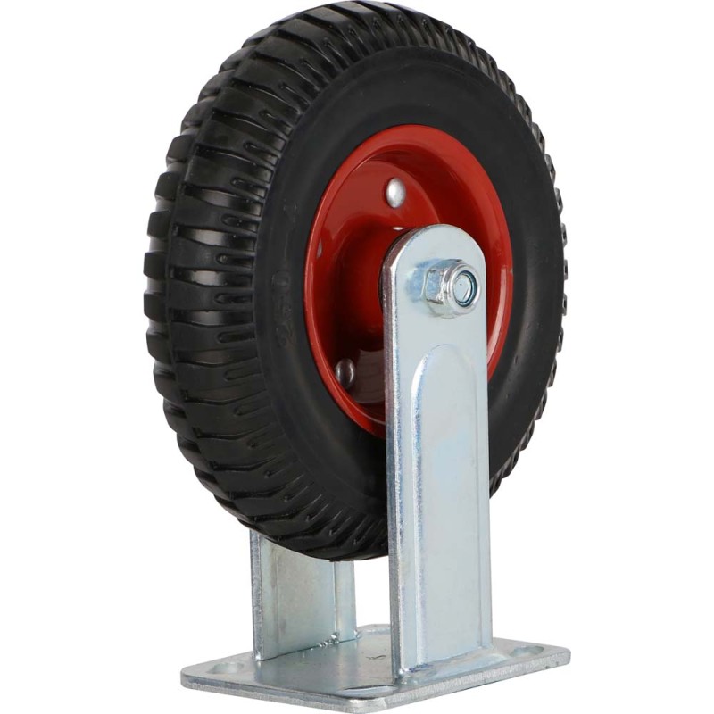 333200 CASTER WHEEL BLACK FIXED 8"