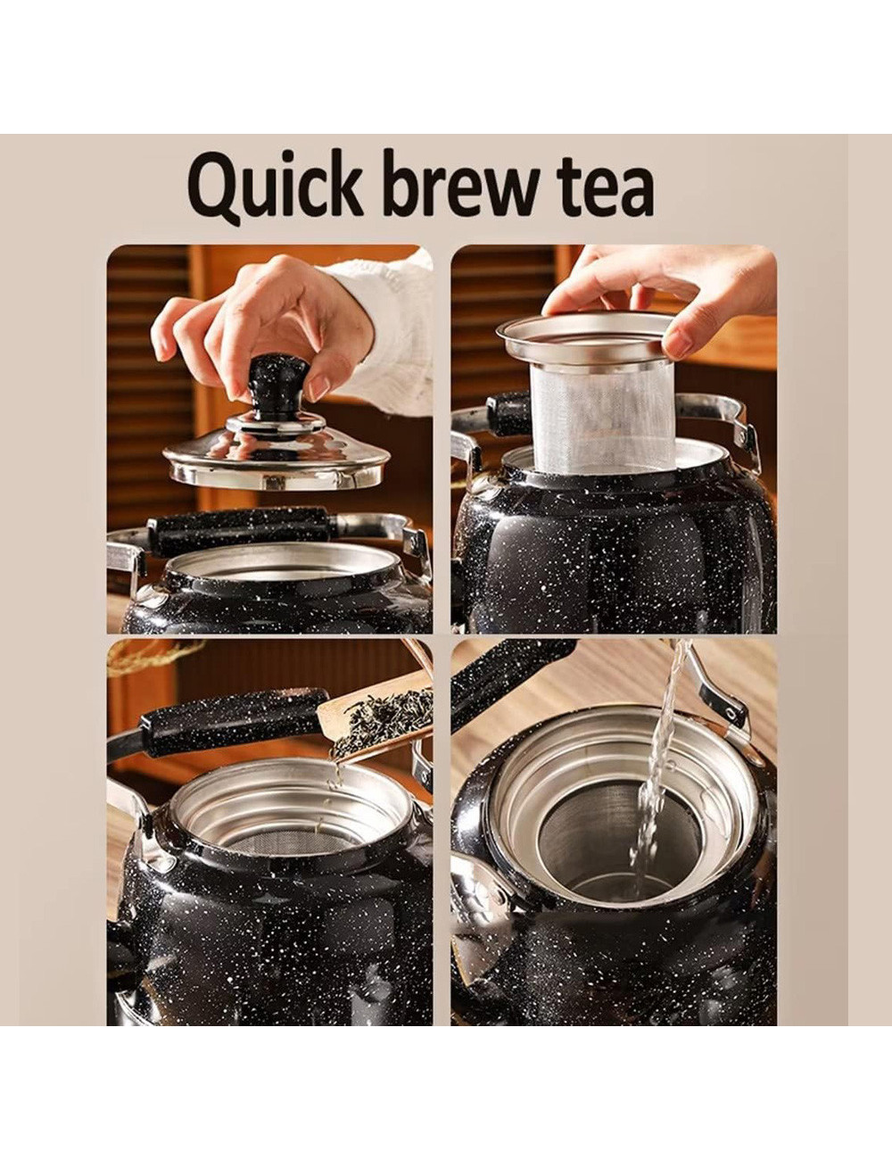 Teapot Granite Coating - 1.5 Ltr