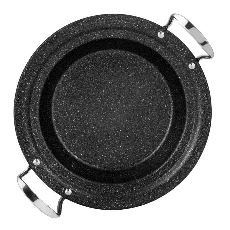 Stainless Steel Tajin With Granite Base - 34Cm