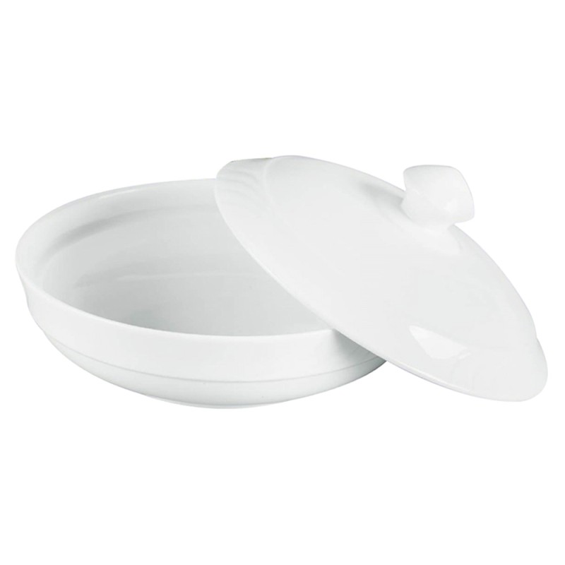 Rice Bowl W/Cover 10"