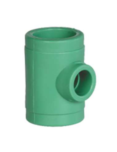 PVC ADOPTER TEE GREEN 3/4" x 1"