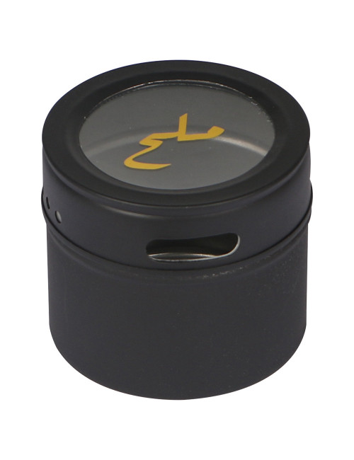 2 Pcs Spice Jar Set With Metal Stand