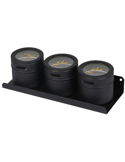 طقم ملاحات 3 حبة حديد مع ستاند