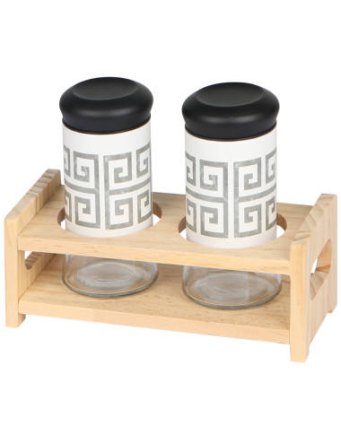 طقم ملاحات 2 حبة مع ستاند