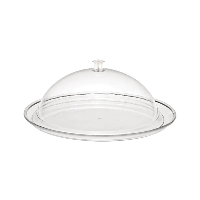Round Tray With Transaparent Lid - 30Cm