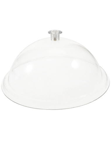 صينية ستيل مدورة مع غطاء 40سم