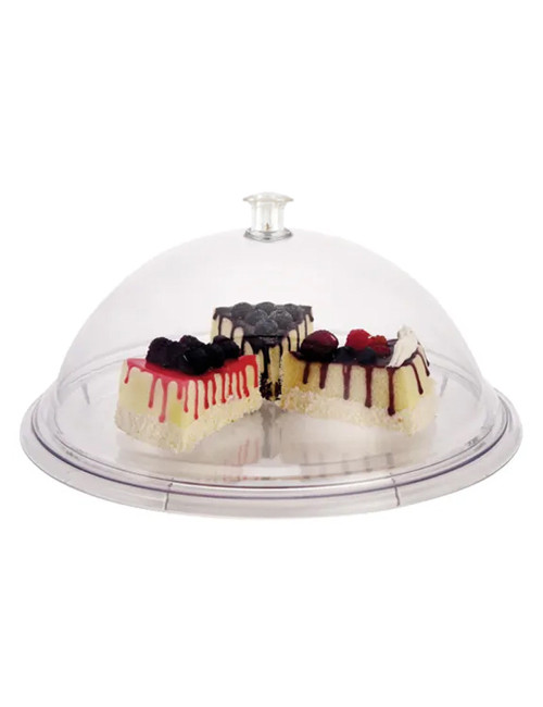 Round Tray With Transaparent Lid - 40Cm